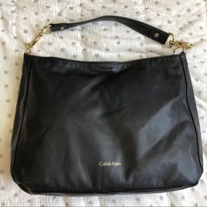 Calvin Klein leather reversible purse handBag hobo